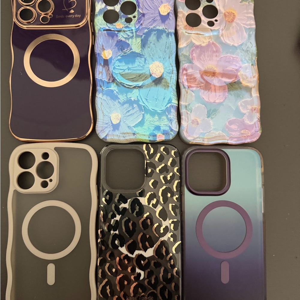 📱📱BUNDLE of 6 IPHONE 14 PRO MAX “MAGSAFE” WAVY PHONE CASES